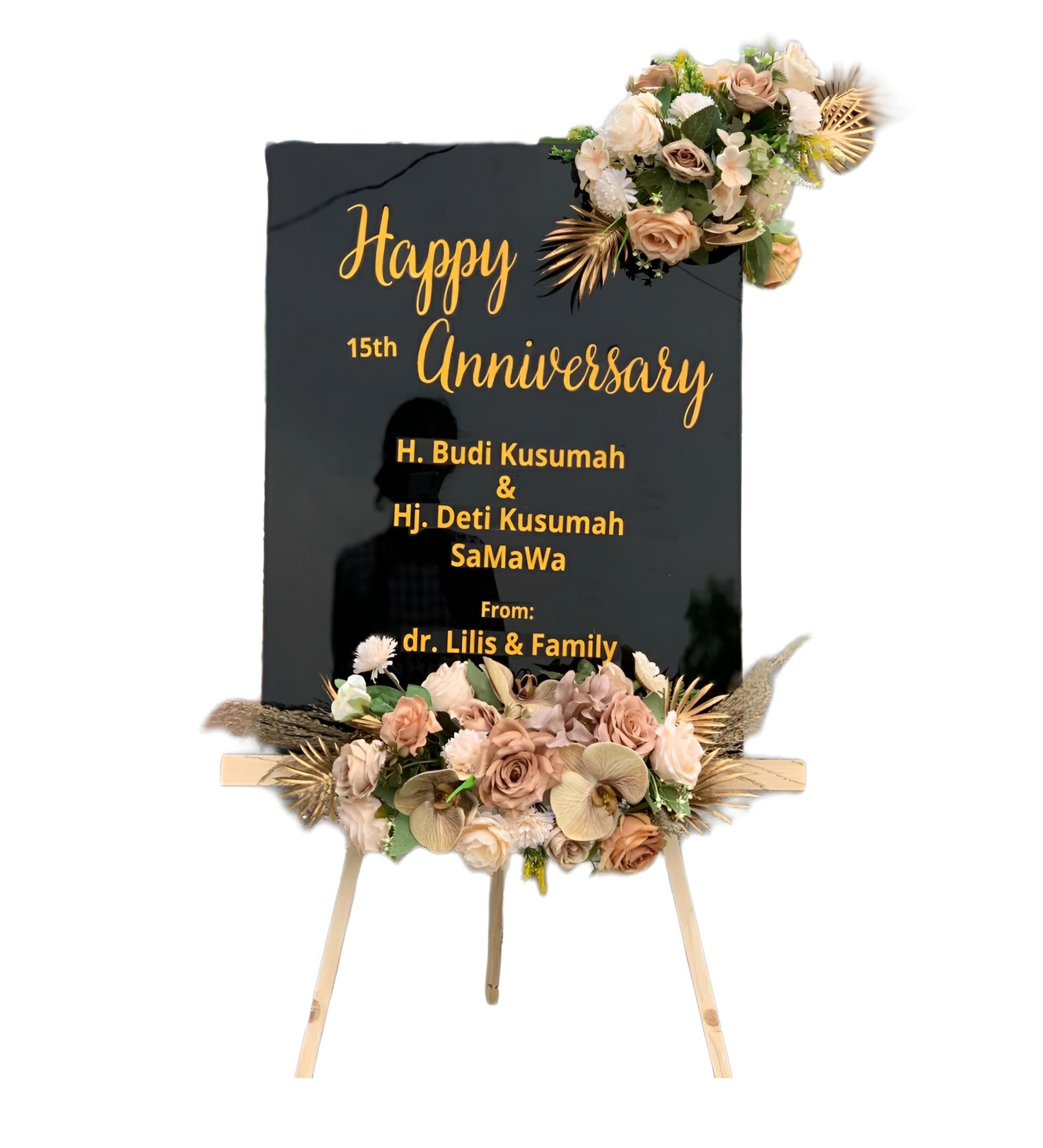 Papan Bunga Akrilik Pagerwojo