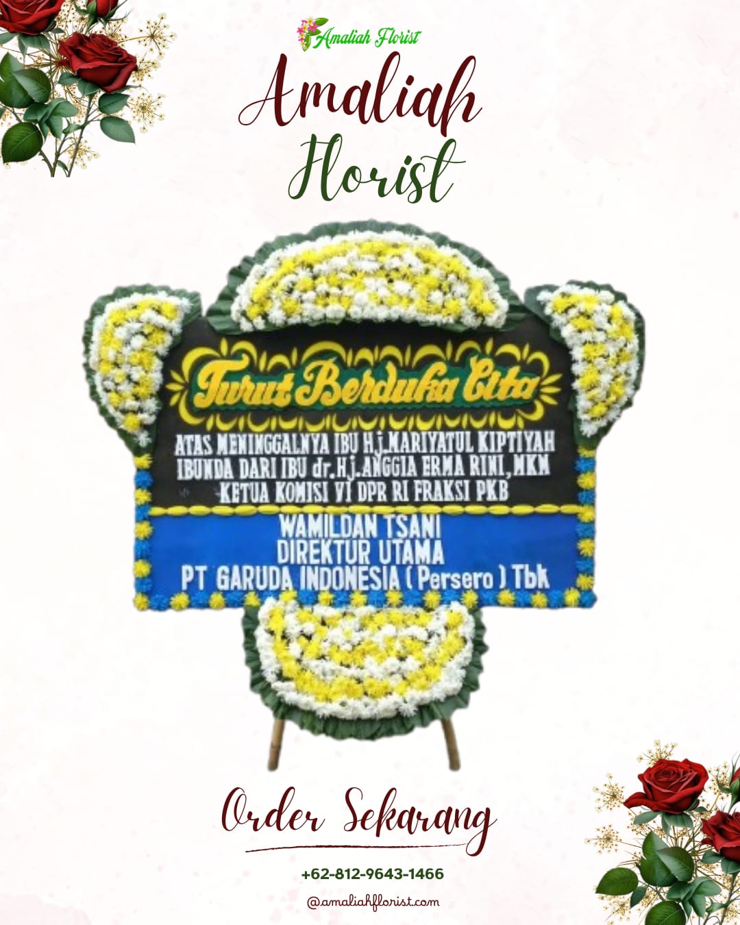 Papan Bunga Duka Pagerwojo